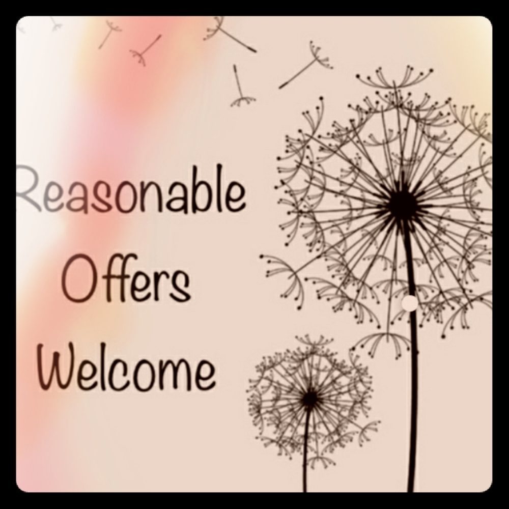Reasonable offers welcome!